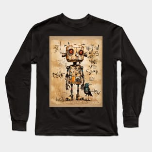 Robot and Crow What We Seem Long Sleeve T-Shirt